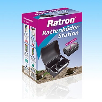 
Ratron Rattenköder-Station (8 Boxen mit Schlüssel)
